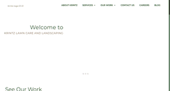 Desktop Screenshot of krintzlawncare.com